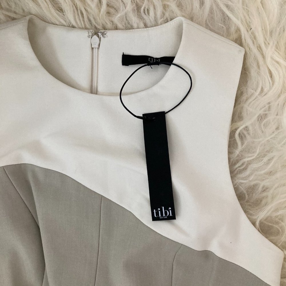 TIBI Crew Neck Mini Dress - Picture 6 of 10